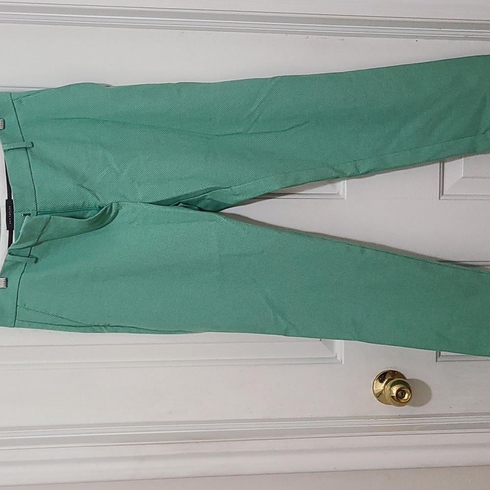 Ann Taylor trousers textured Green size 10